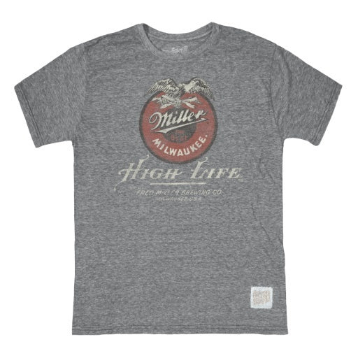 Miller High Life Grey Vintage Tee