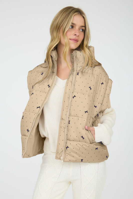 Bailey Bow Puffer Vest
