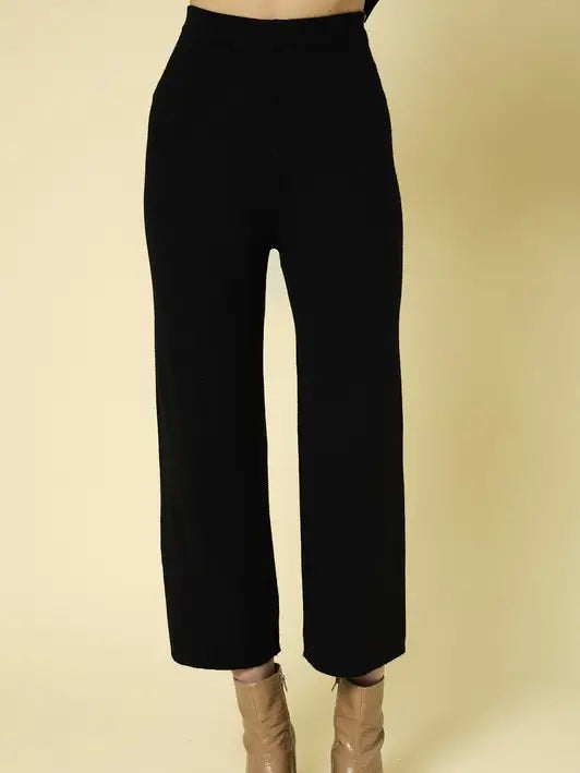 Wide Leg Sweater Pant