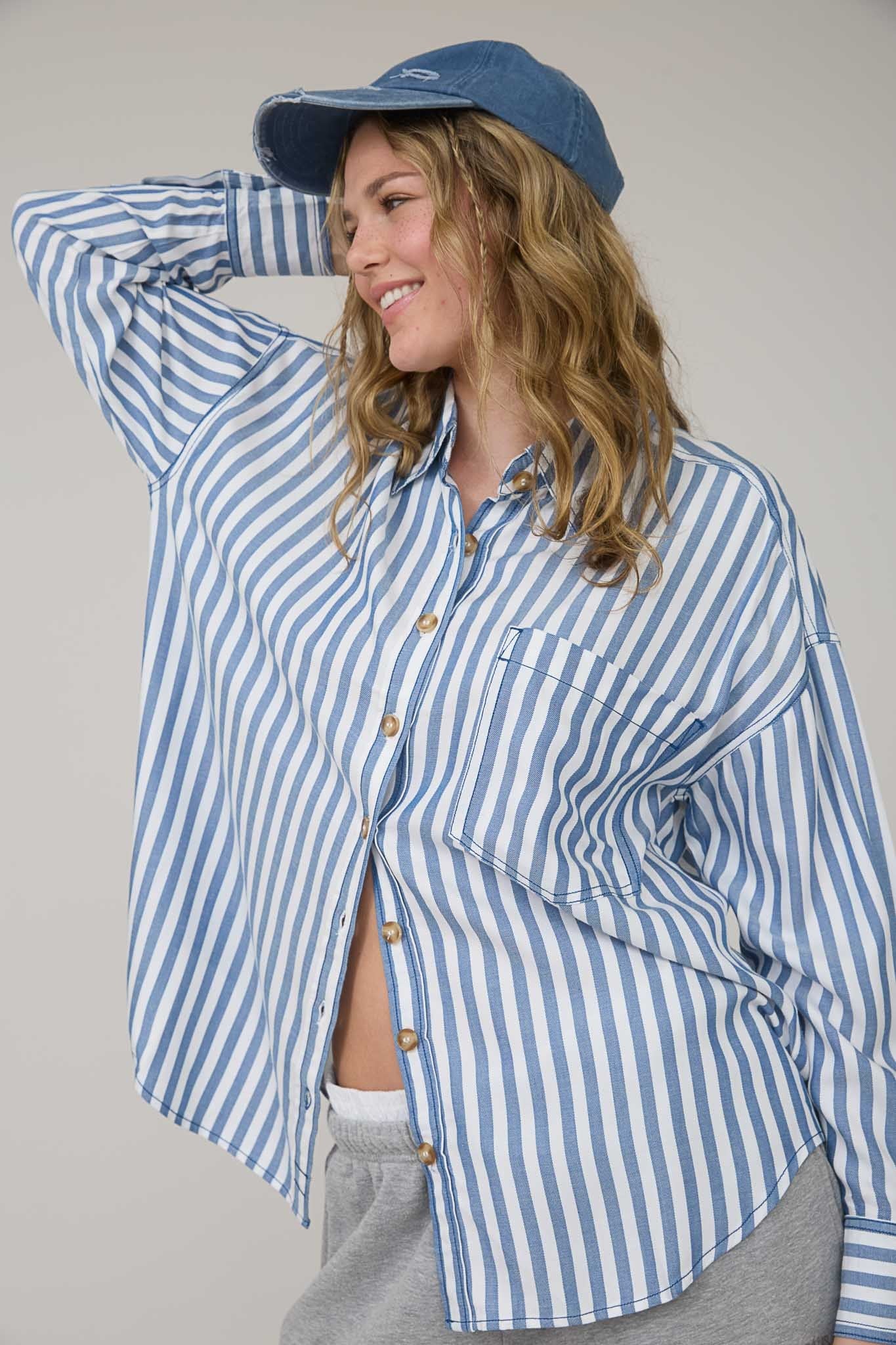 Classic Striped Button Down