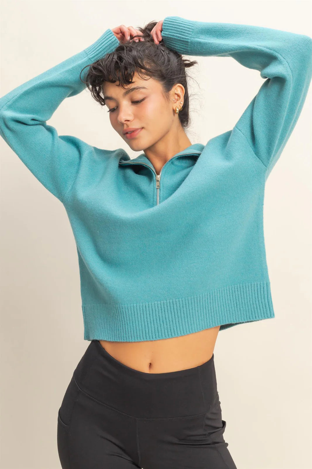 Winter Air Collared Sweater