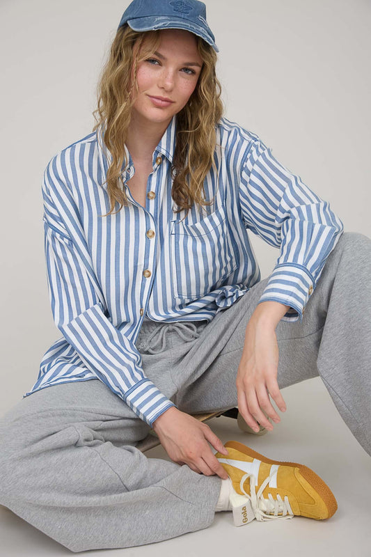 Classic Striped Button Down