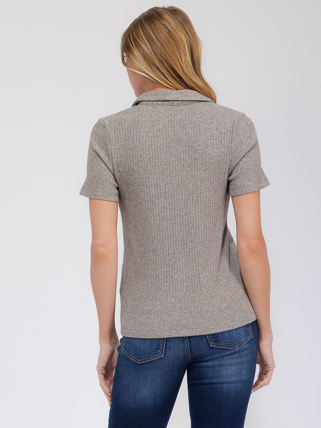 Dahlia Button Up Polo Sweater