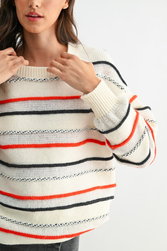 Aspen Dreams Striped Sweater