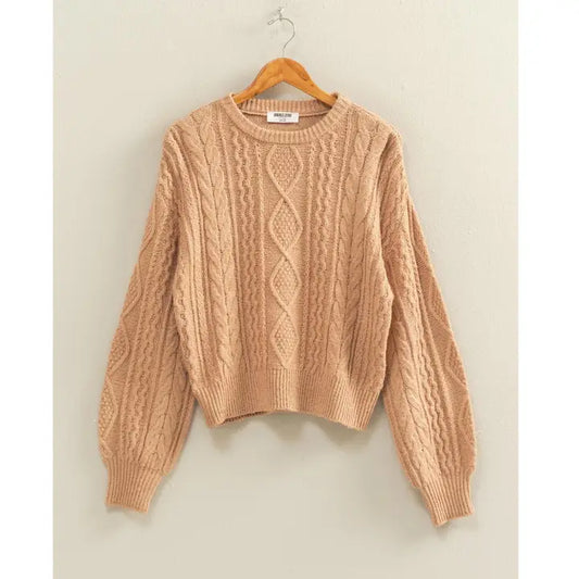 Caroline Cable Knit Sweater