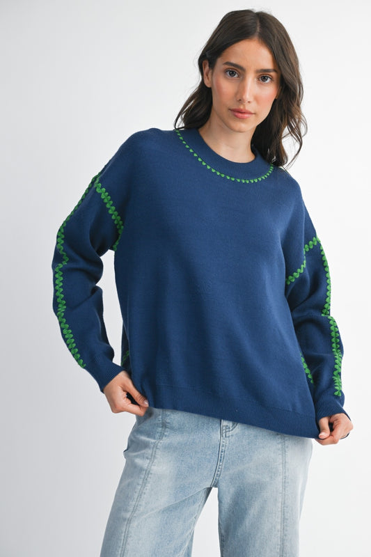 Clover Contrast Sweater