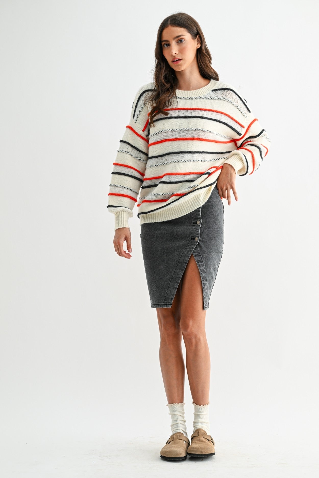 Aspen Dreams Striped Sweater
