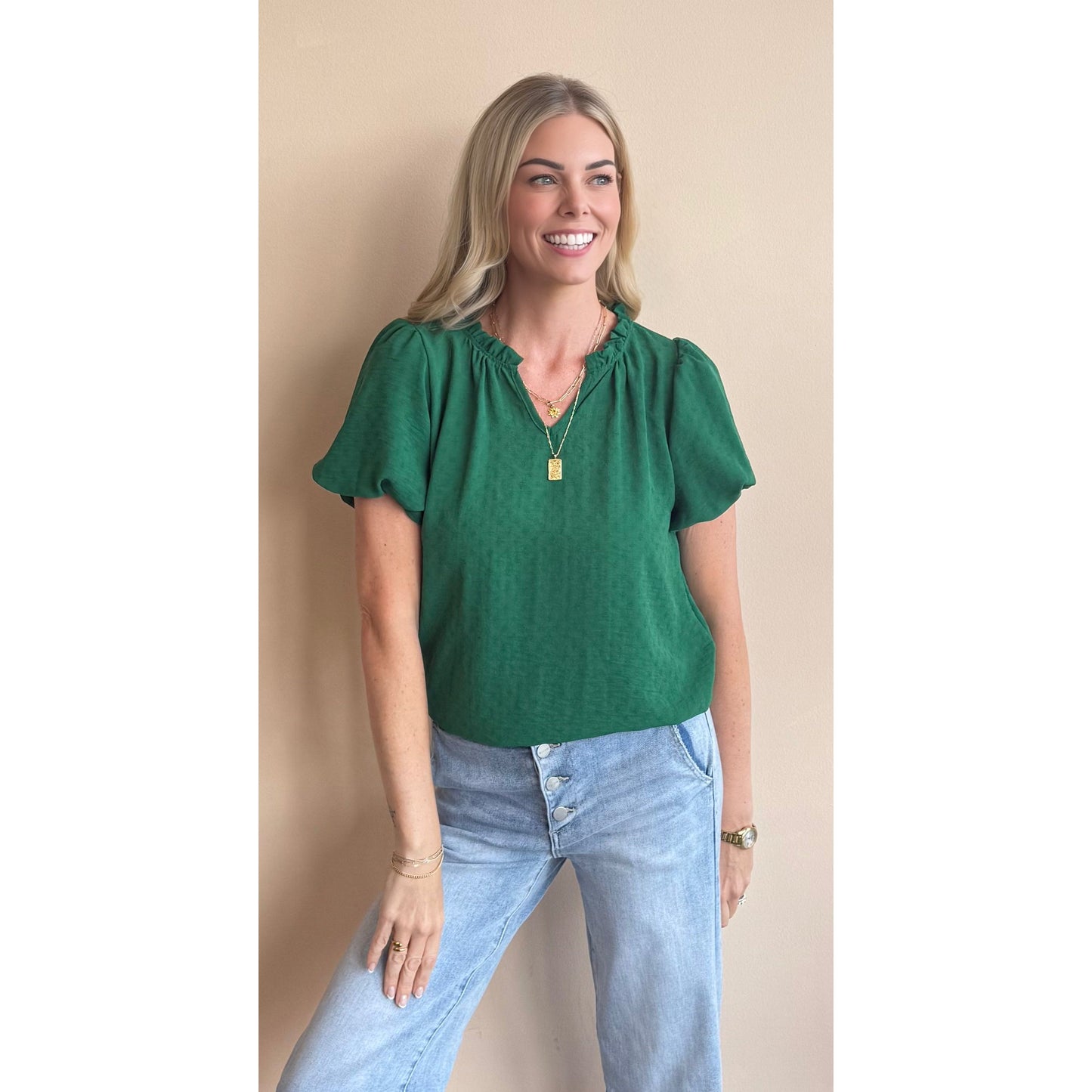 Stephie Puff Sleeve Top