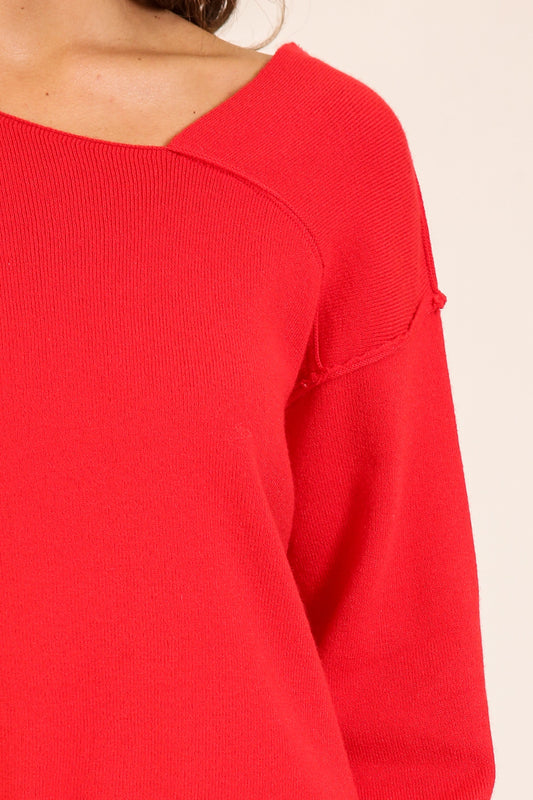 Dreamy Days Asymmetric Sweater