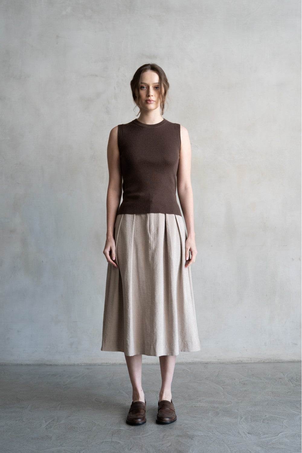 The Studio Sleeveless Wool Pullover