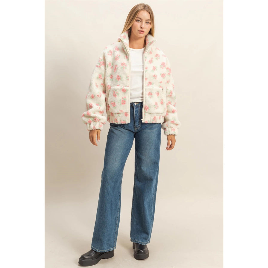 Carnation Sherpa Jacket