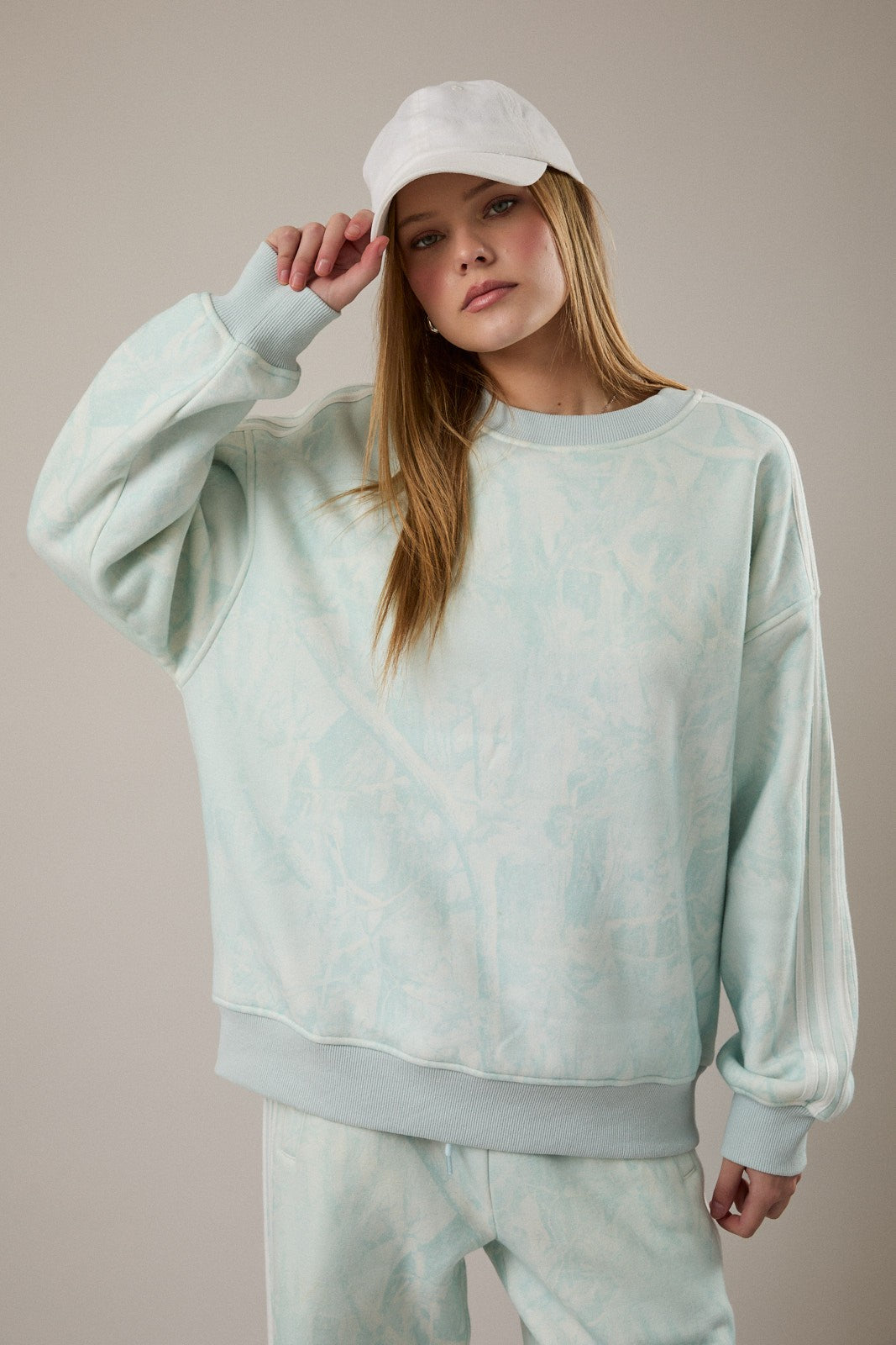 Getaway Stripe Sweatshirt