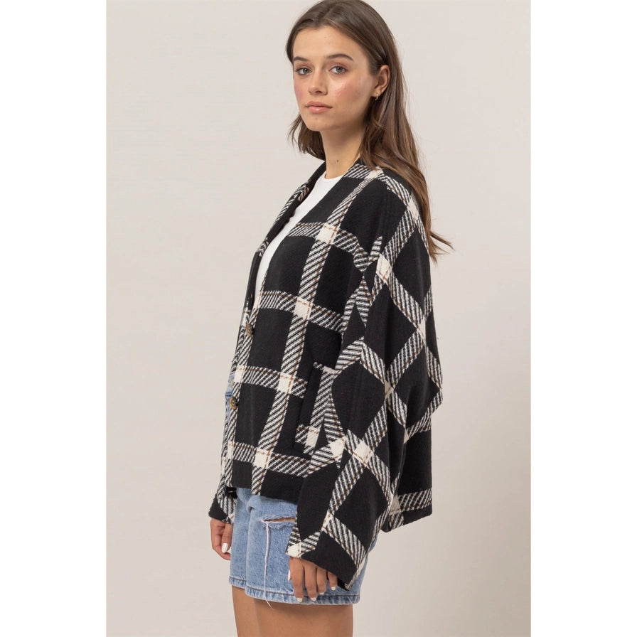 Gretchen Plaid Cardigan