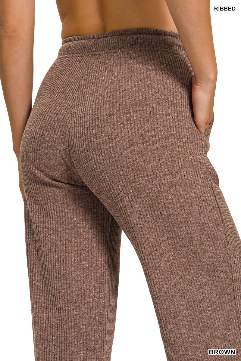 Ribbed Hacci Pant