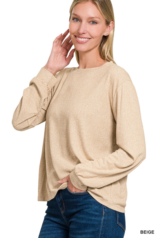 The Sabrina Crew Long Sleeve Tee