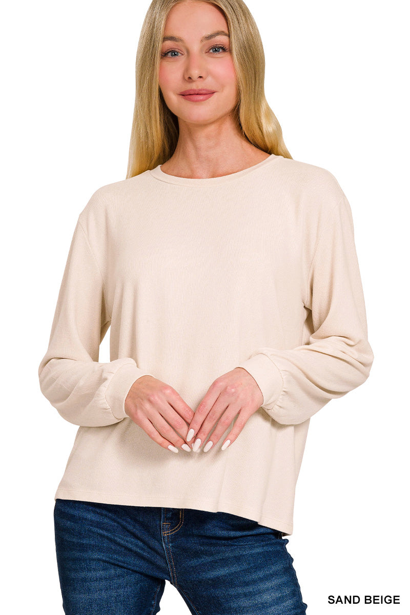 Jessica Soft Long Sleeve Top