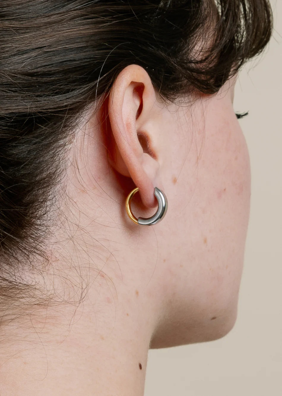 Lila Intermix Hoop Mixed Metal