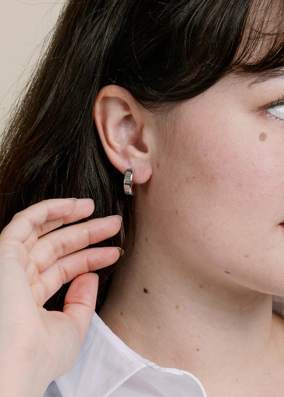 Lila Intermix Hoop Mixed Metal