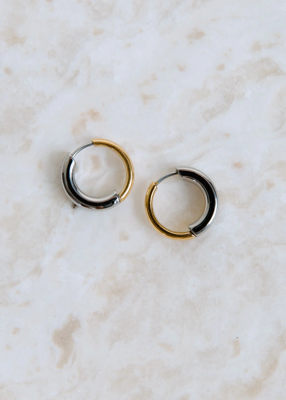 Lila Intermix Hoop Mixed Metal