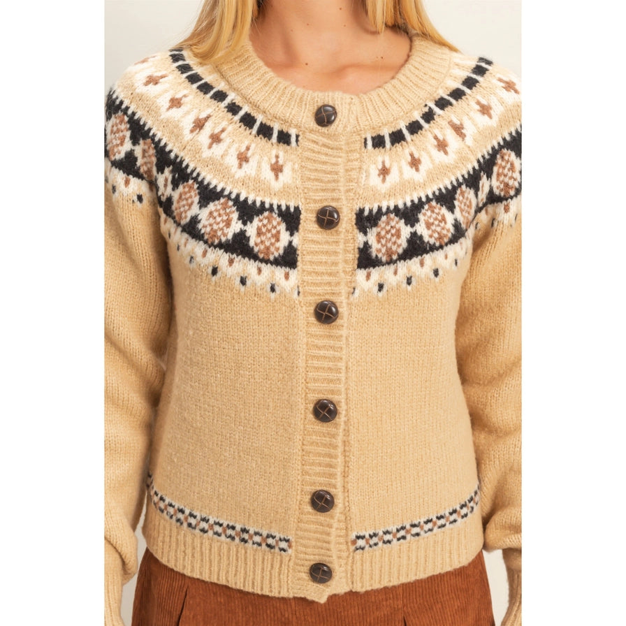 Naomi Fairisle Cardigan