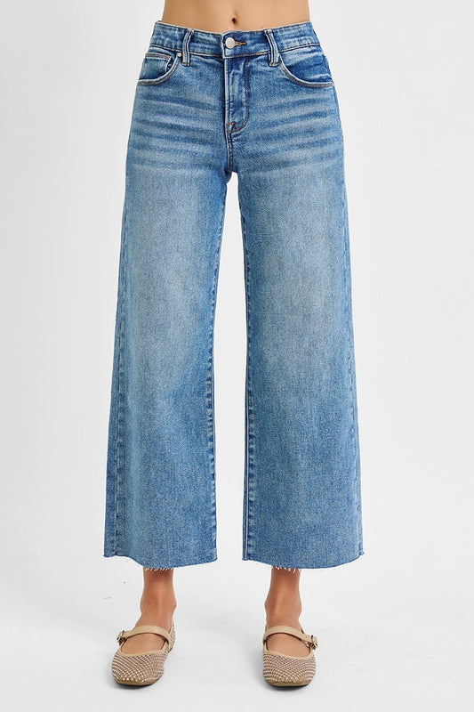 Risen Clara TC Wide Leg Crop Jeans