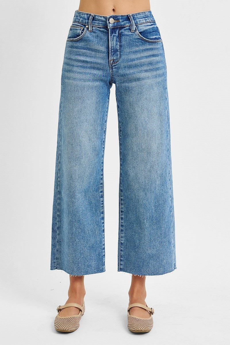 Risen Clara TC Wide Leg Crop Jeans