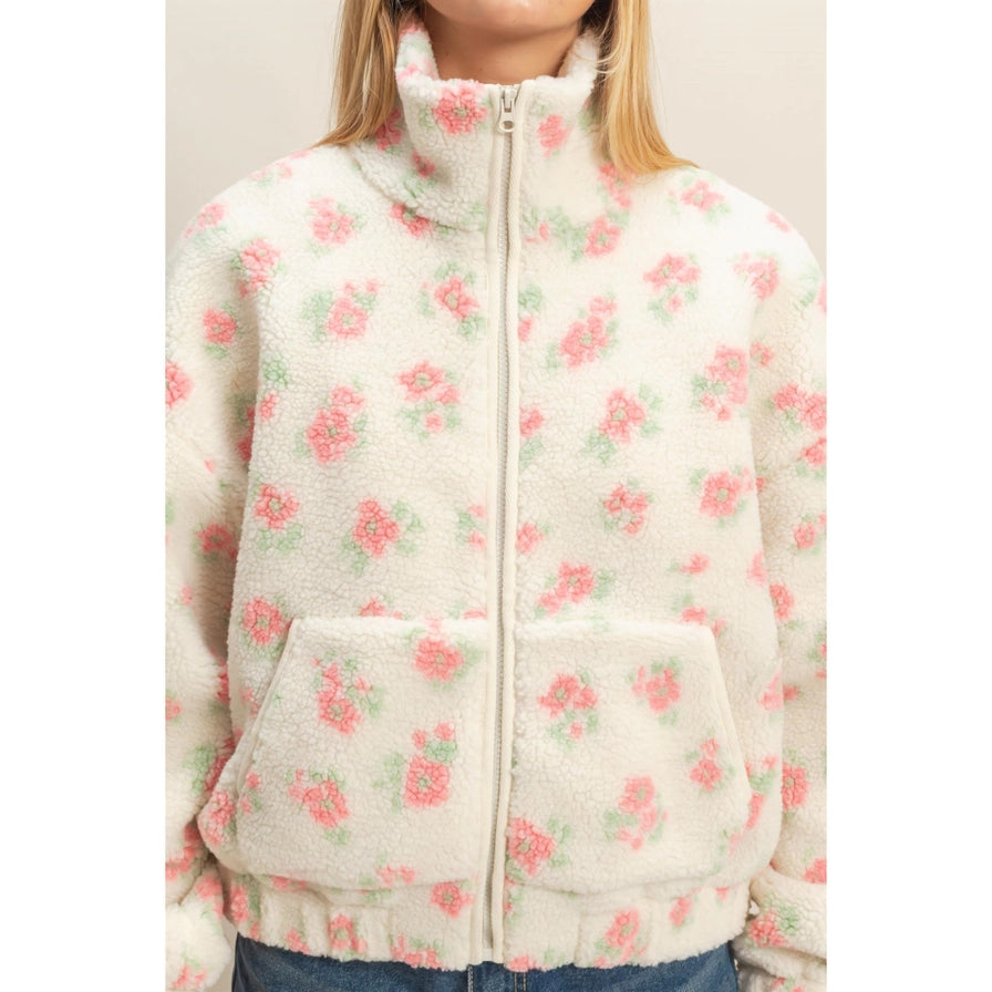 Carnation Sherpa Jacket