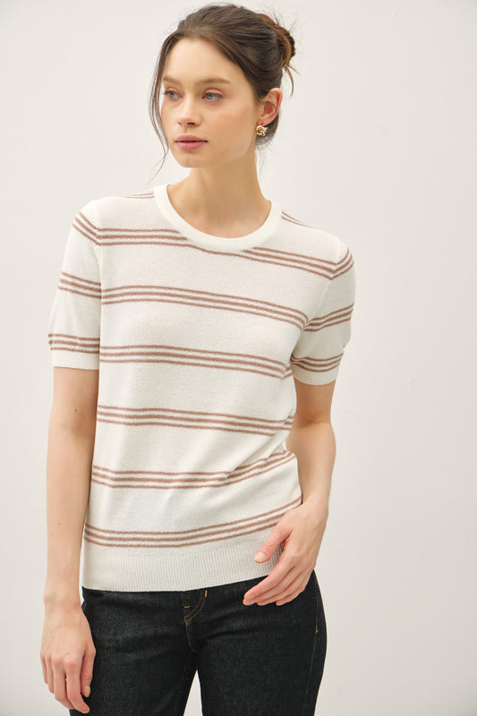 Polished Poise Striped Sweater