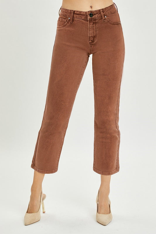 Risen Sabrina Straight Crop Jean