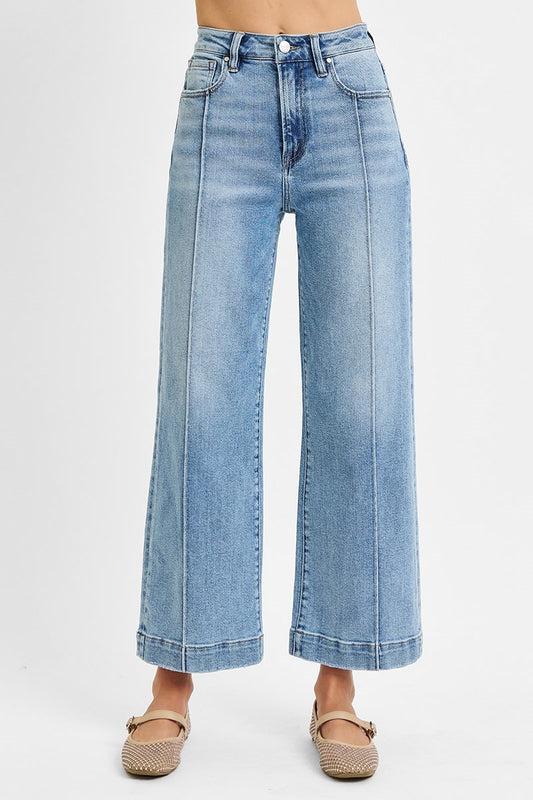 Risen Aimee Seam Wide Leg Jean