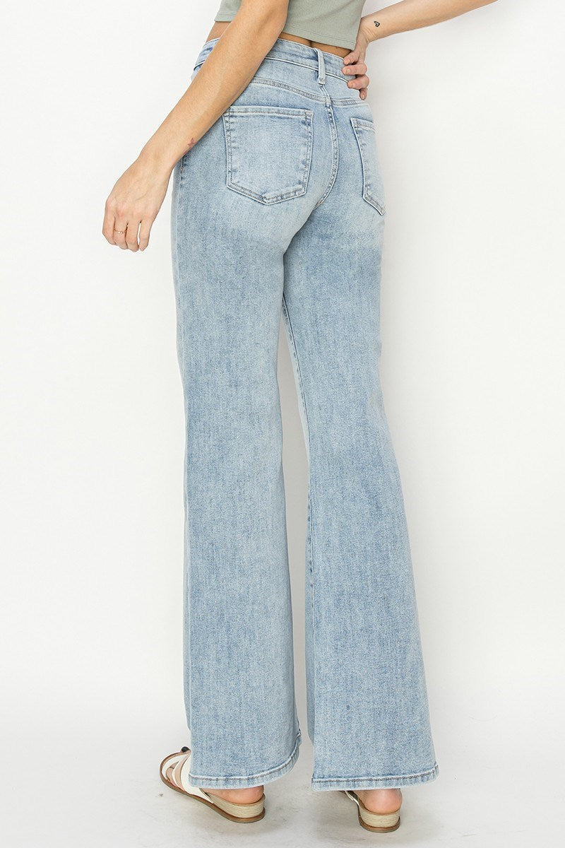 Risen Sophie Drawstring Wide Jeans