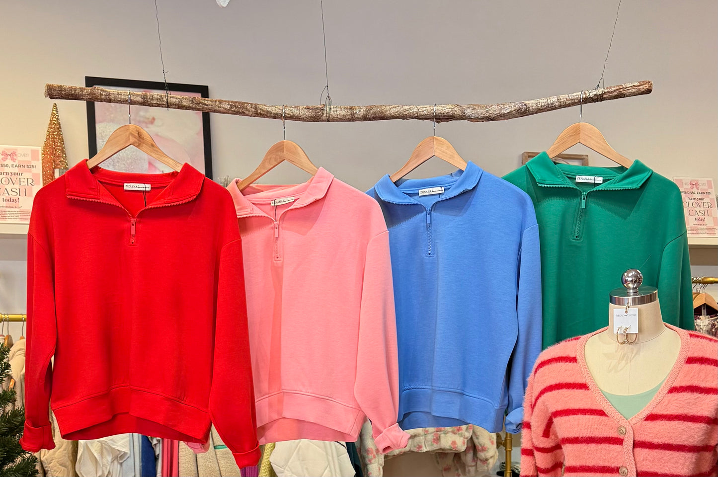 Sheana Zip Up Sweatshirt