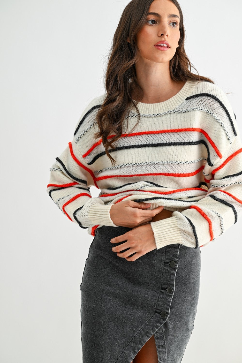 Aspen Dreams Striped Sweater