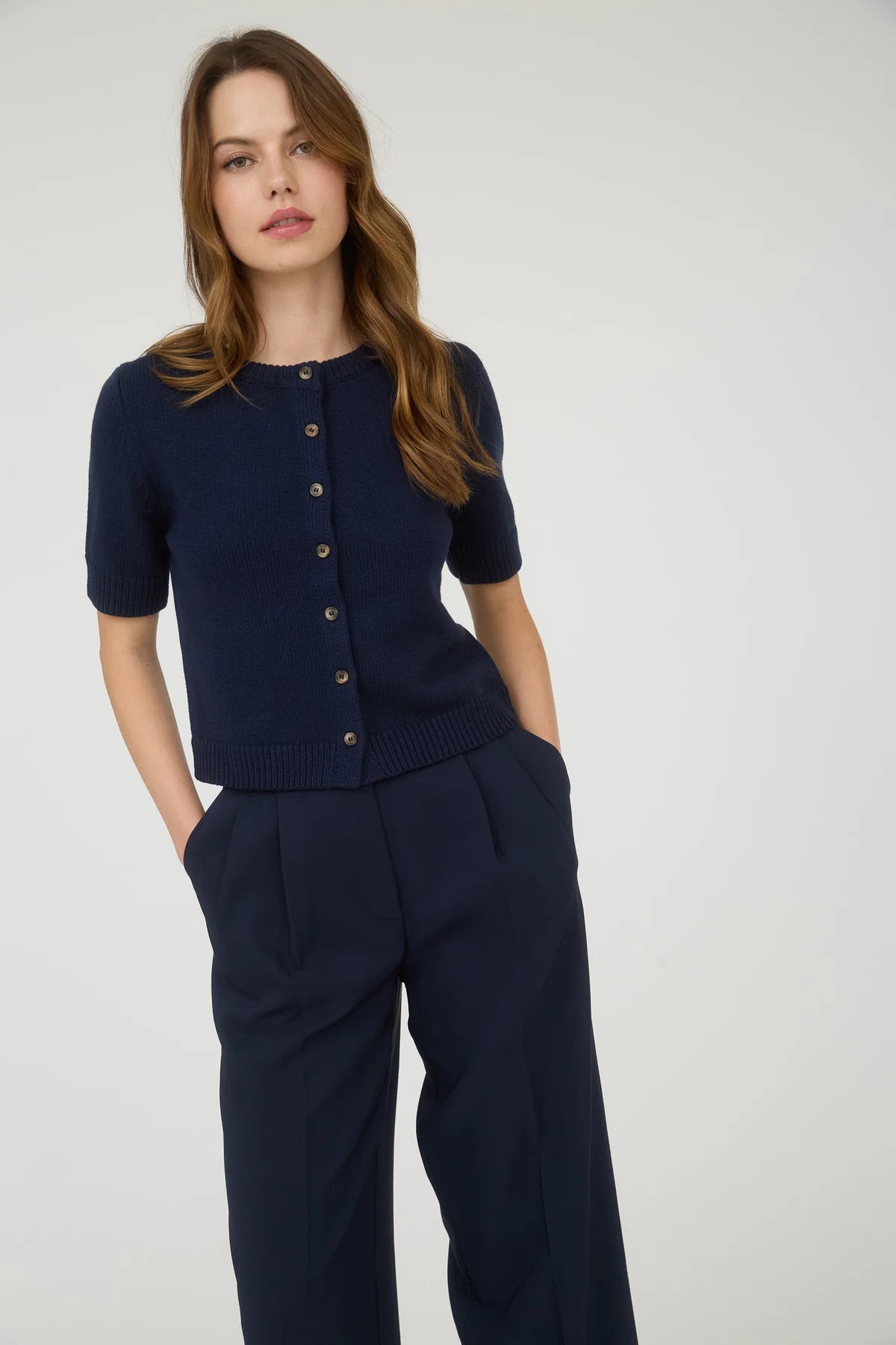 The Stile Short Sleeve Sweater