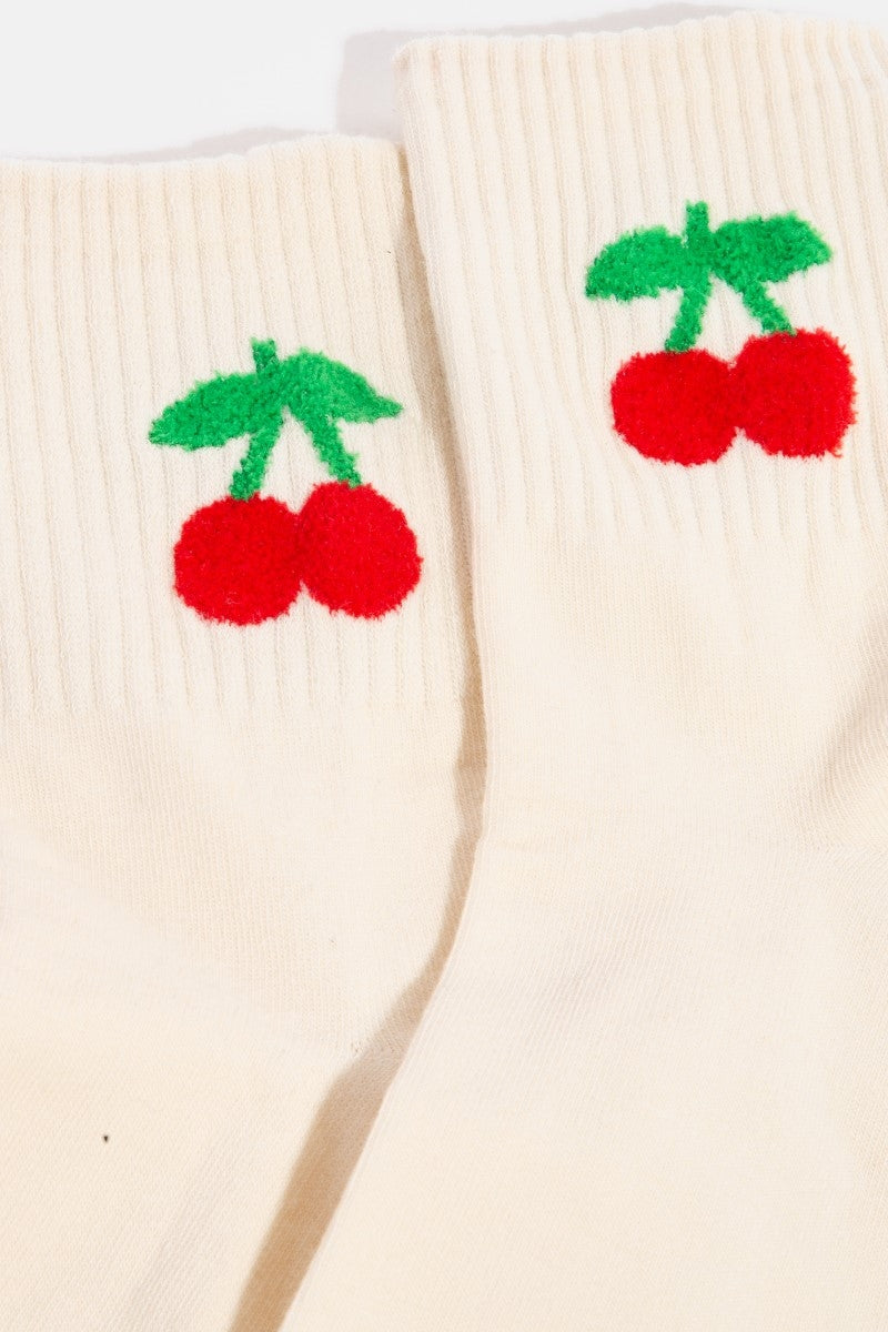 Cherry Day Socks