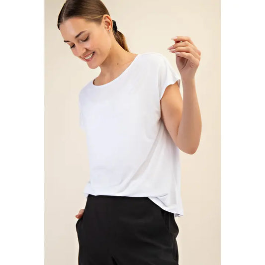 Rae Modal Short Sleeve Top
