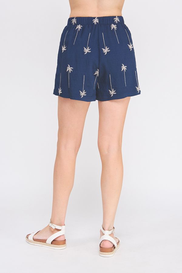 Palmetto Drawstring Shorts