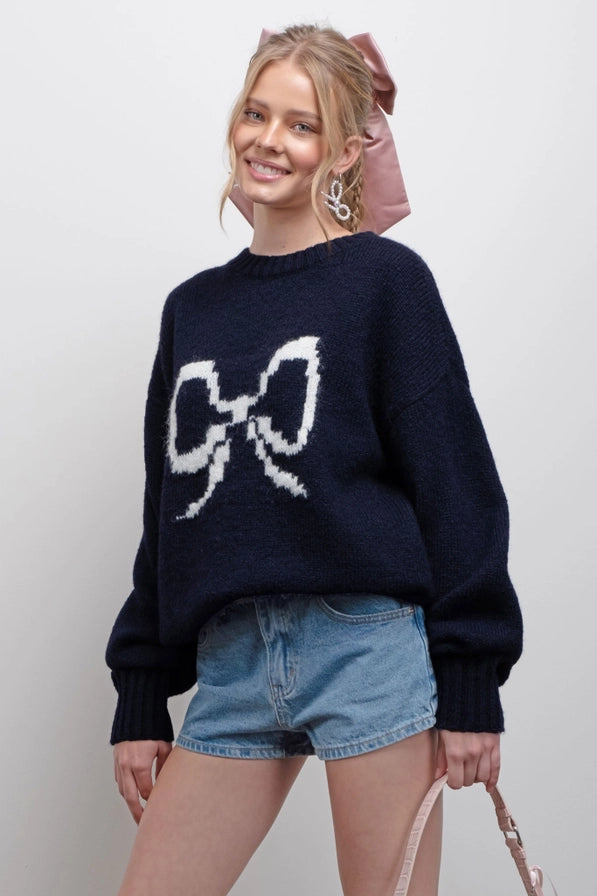 Jane Bow Sweater