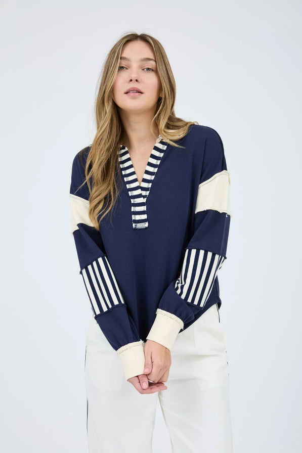 Polly Striped Sweatshirt