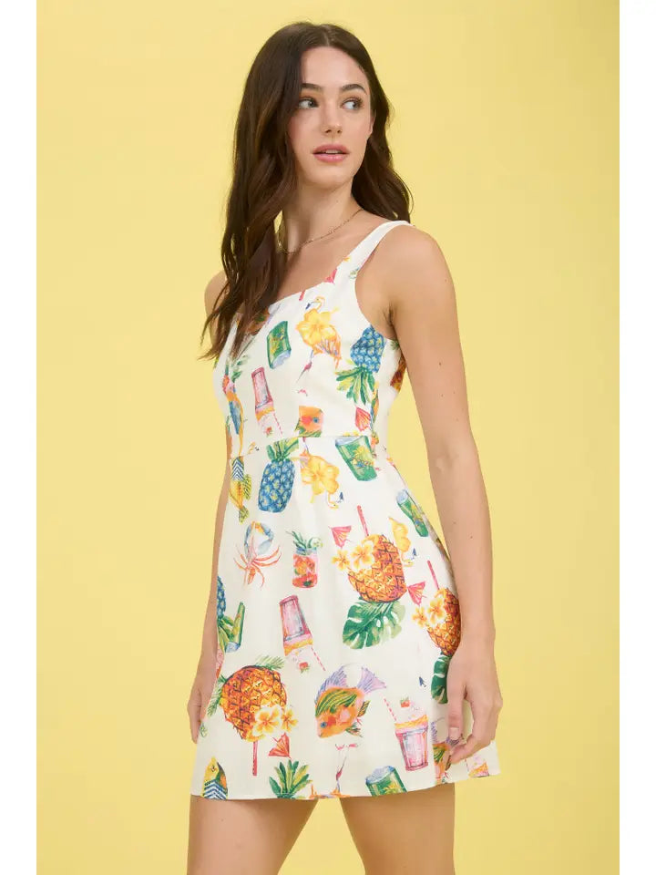 Tropical Paradise Short Dress