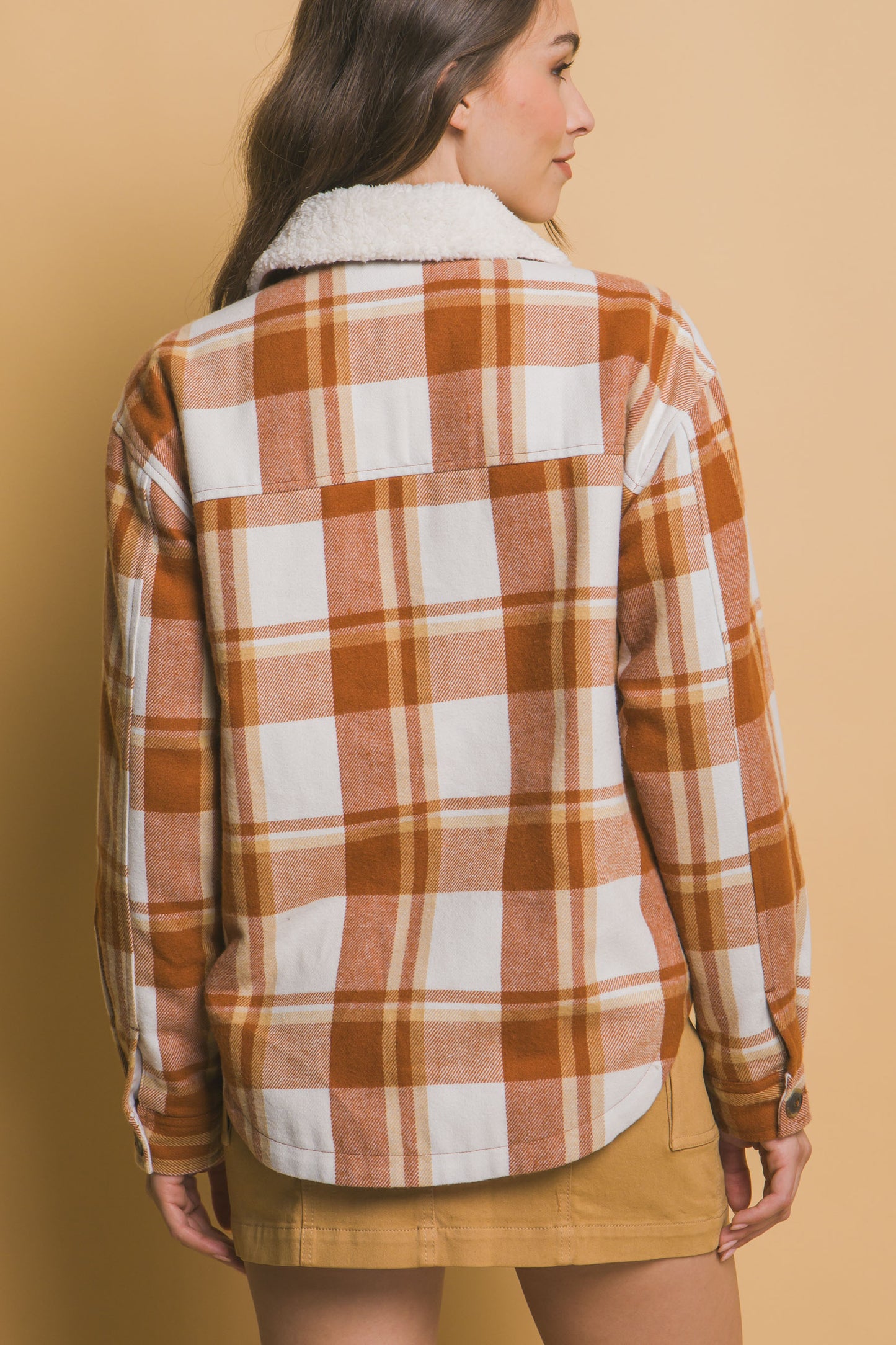 Sherpa Plaid Shacket