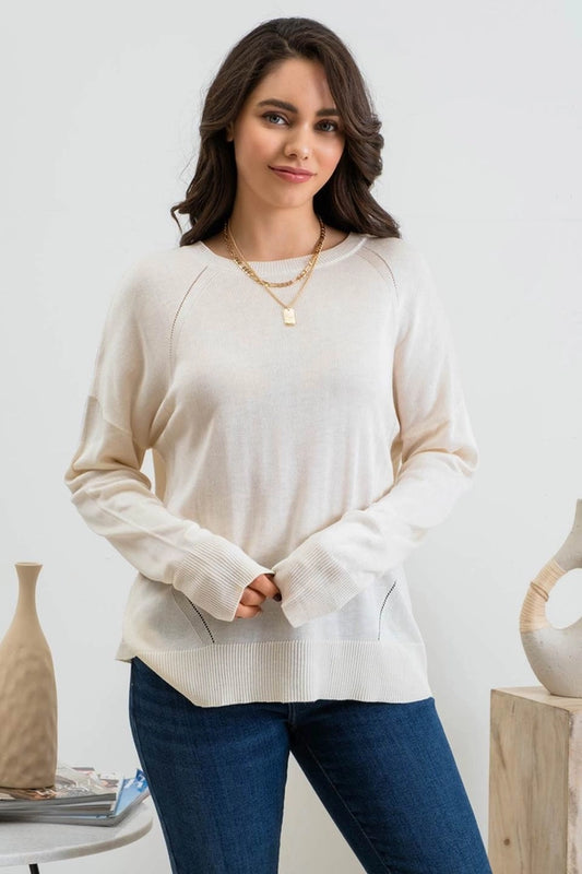 Denham Button Back Top