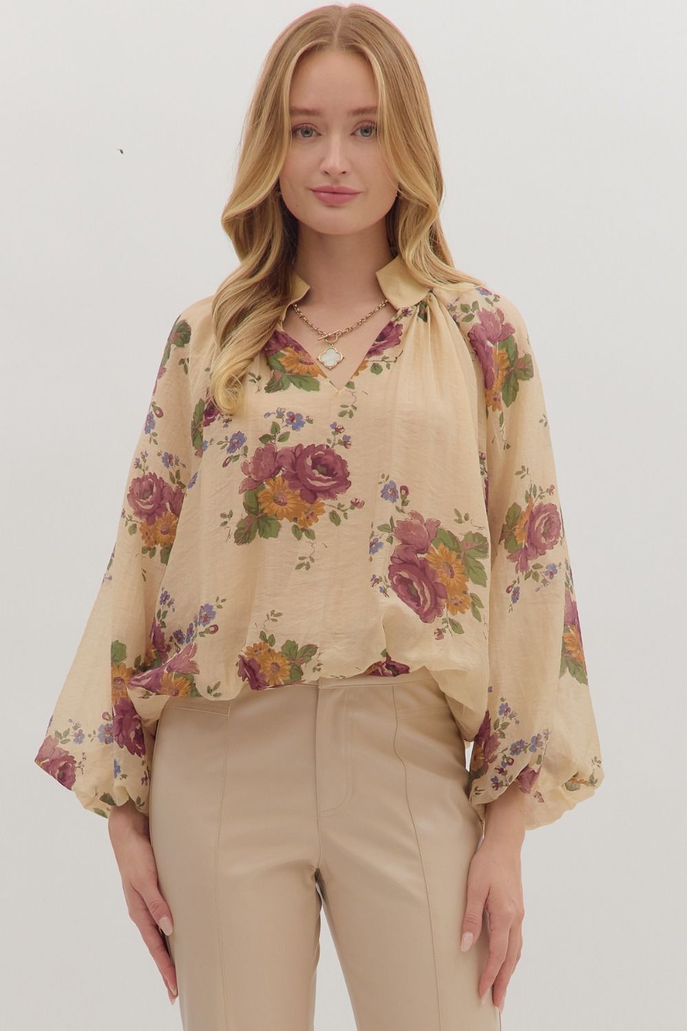 Willow Floral Top
