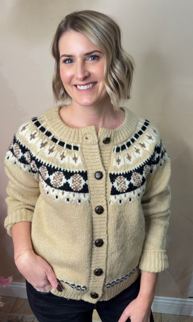 Naomi Fairisle Cardigan