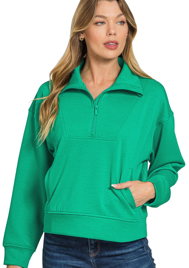 Stassi Zip Up Sweatshirt