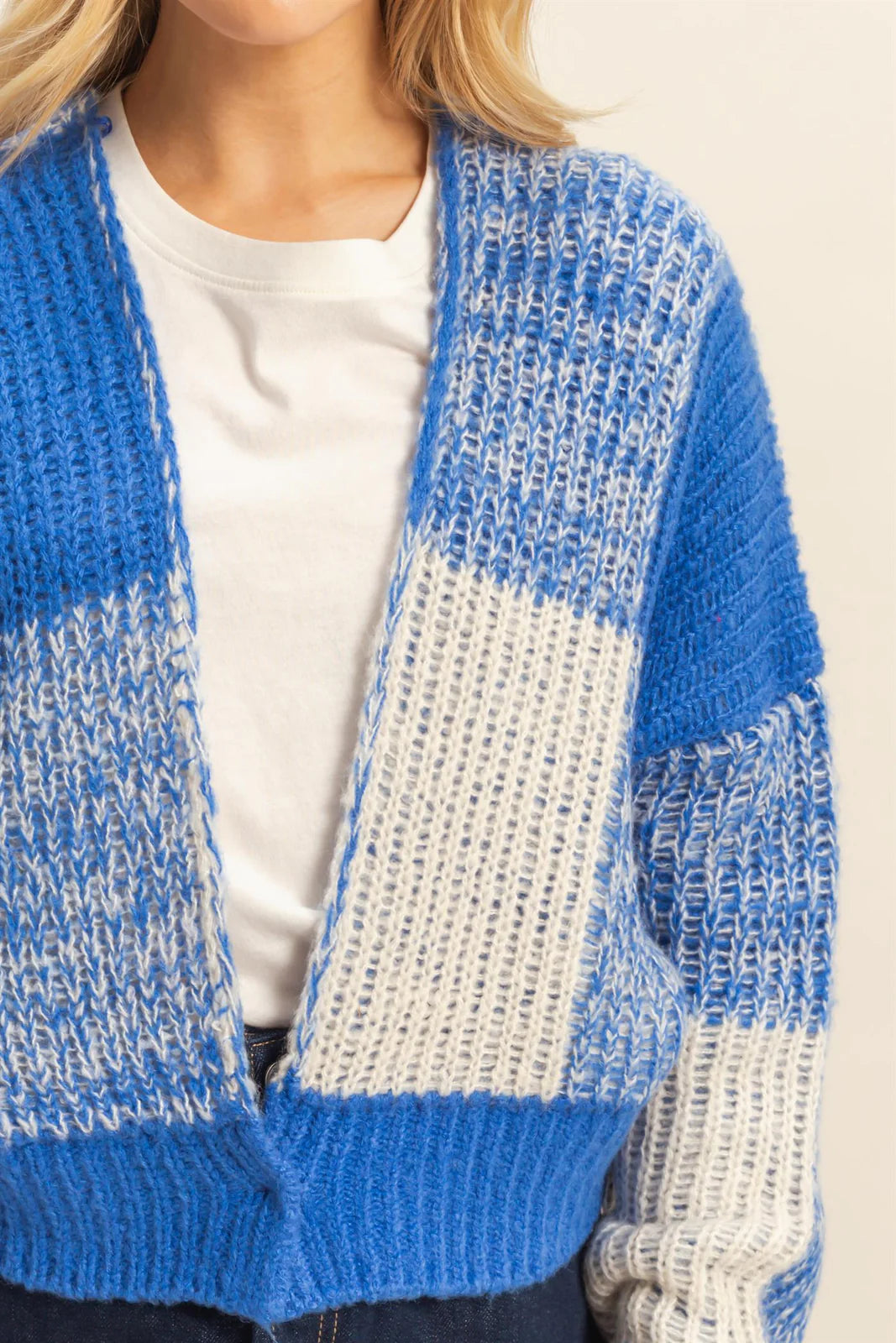 Jenny Plaid Cardigan