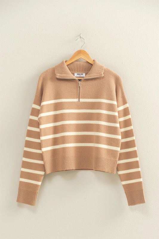 Macchiato Striped Pullover