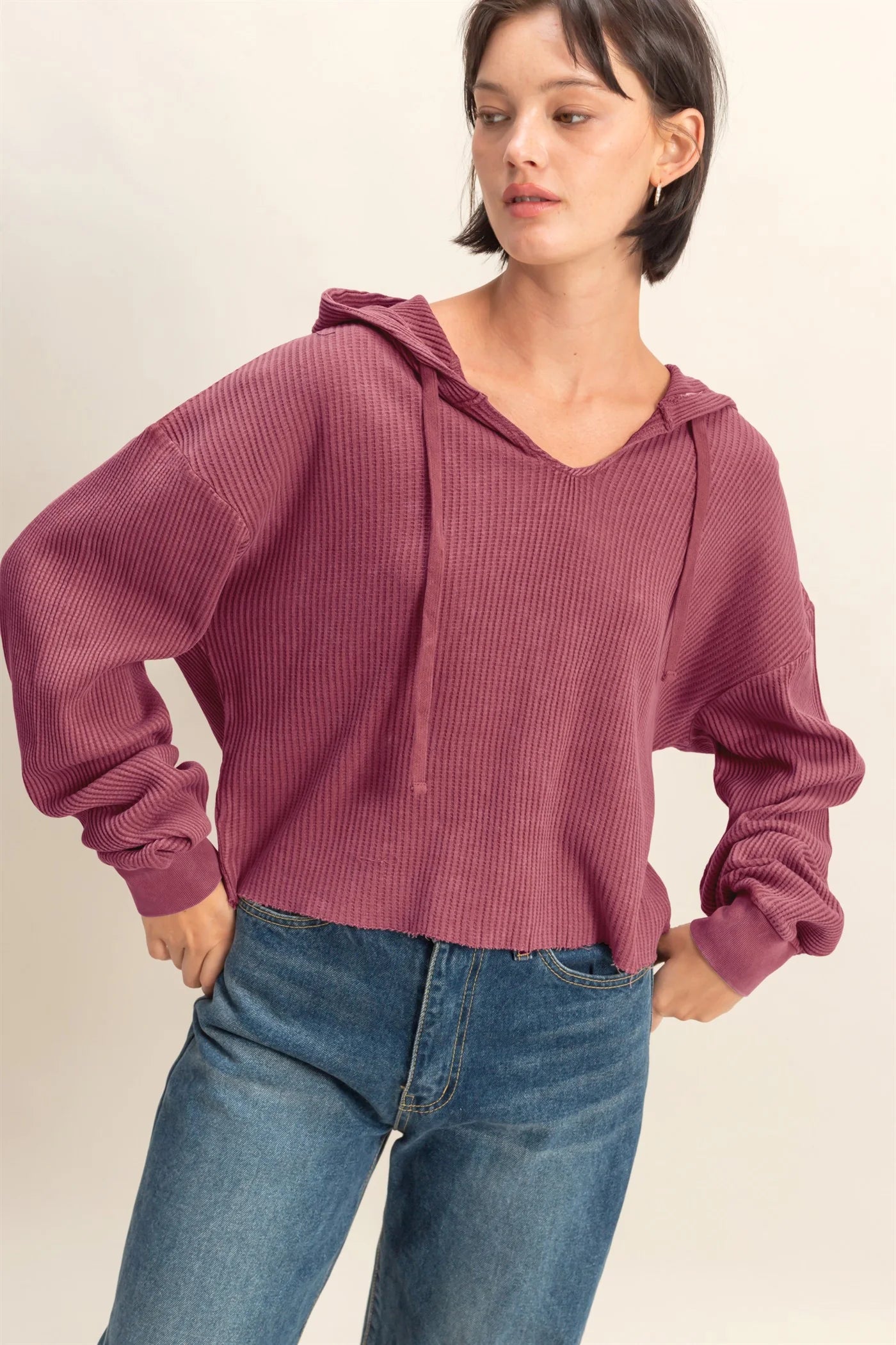 Bonfire Cropped Hoodie
