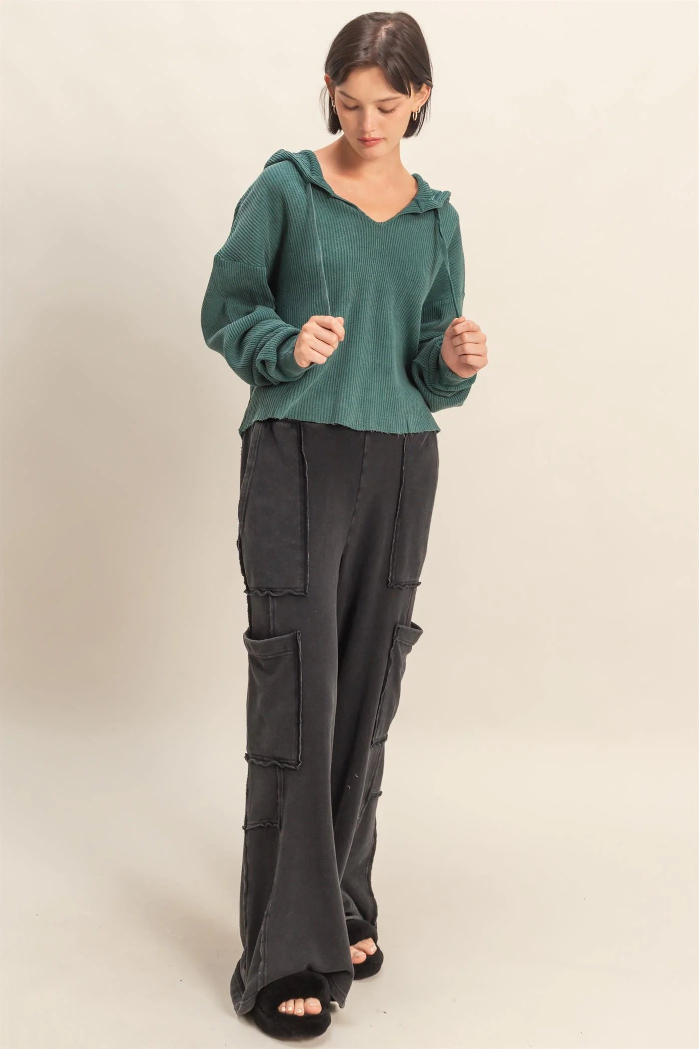 Bonfire Cropped Hoodie